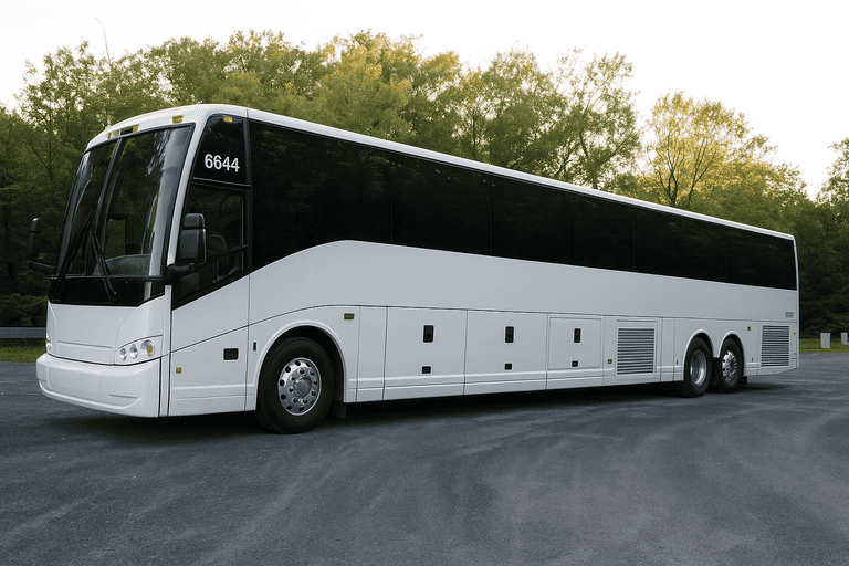 exterior of Spokane Valley Coach Bus Service coach bus