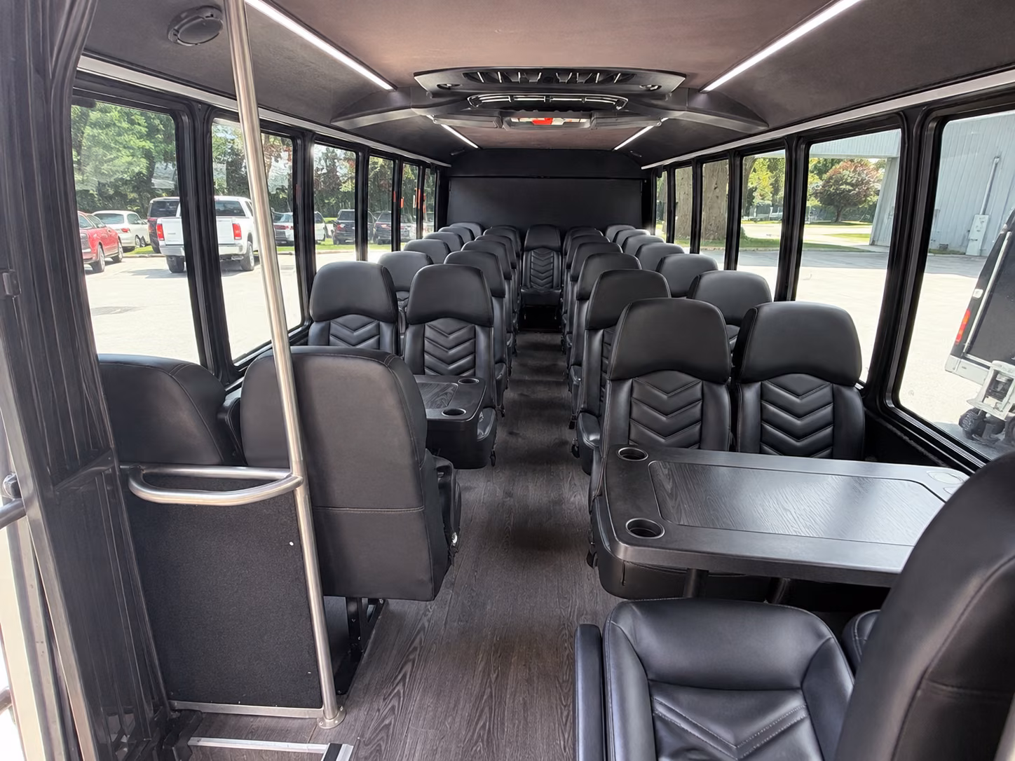spokane valley 15 passenger minibus inside