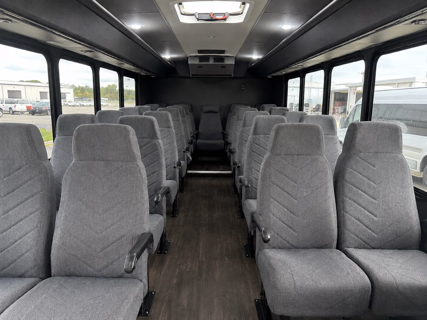 spokane valley 15 passenger minibus interior