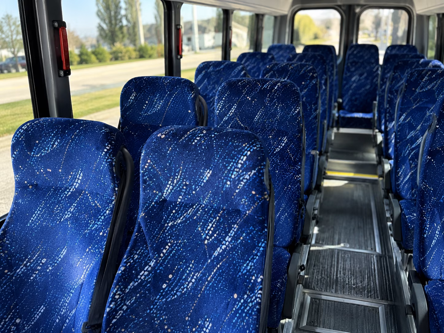spokane valley 18 passenger minibus interior