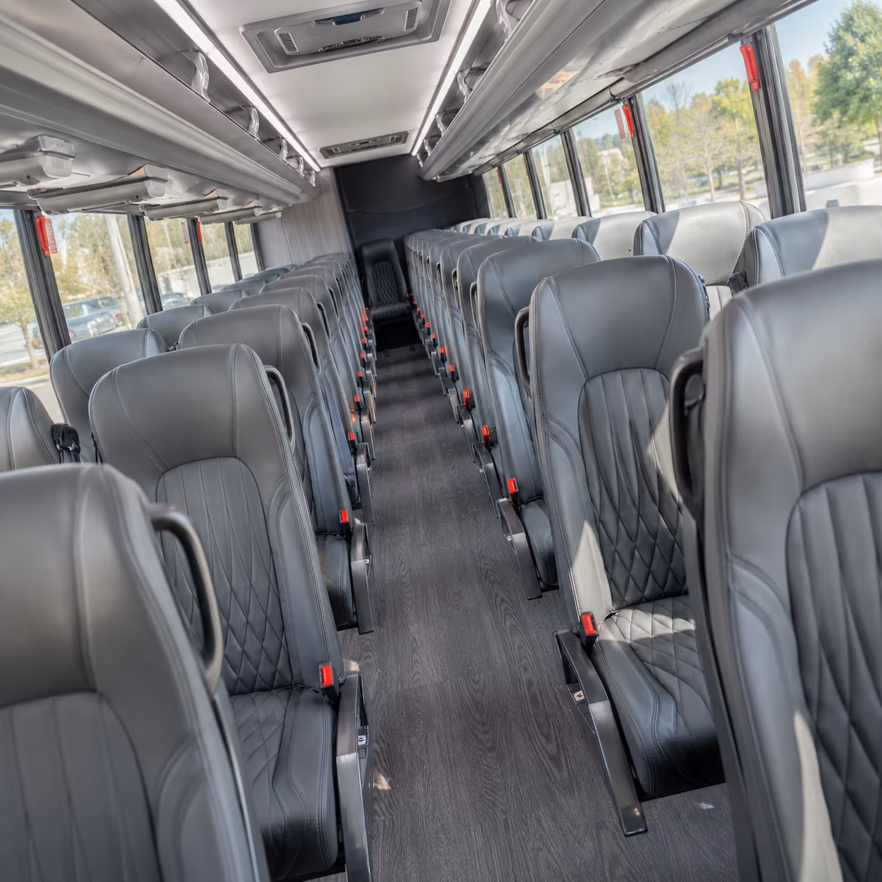 spokane valley 30 passenger minibus inside