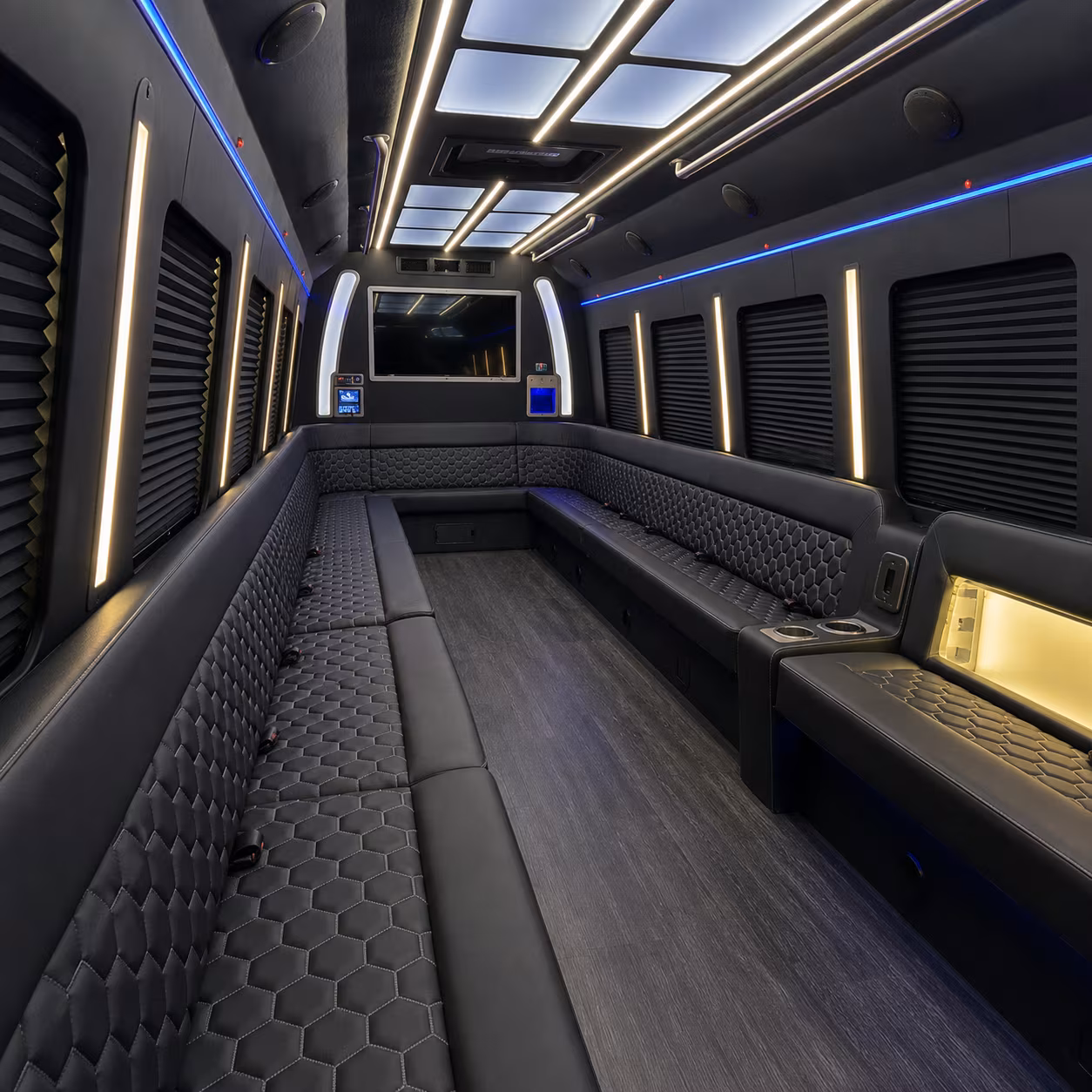 spokane valley party bus interior