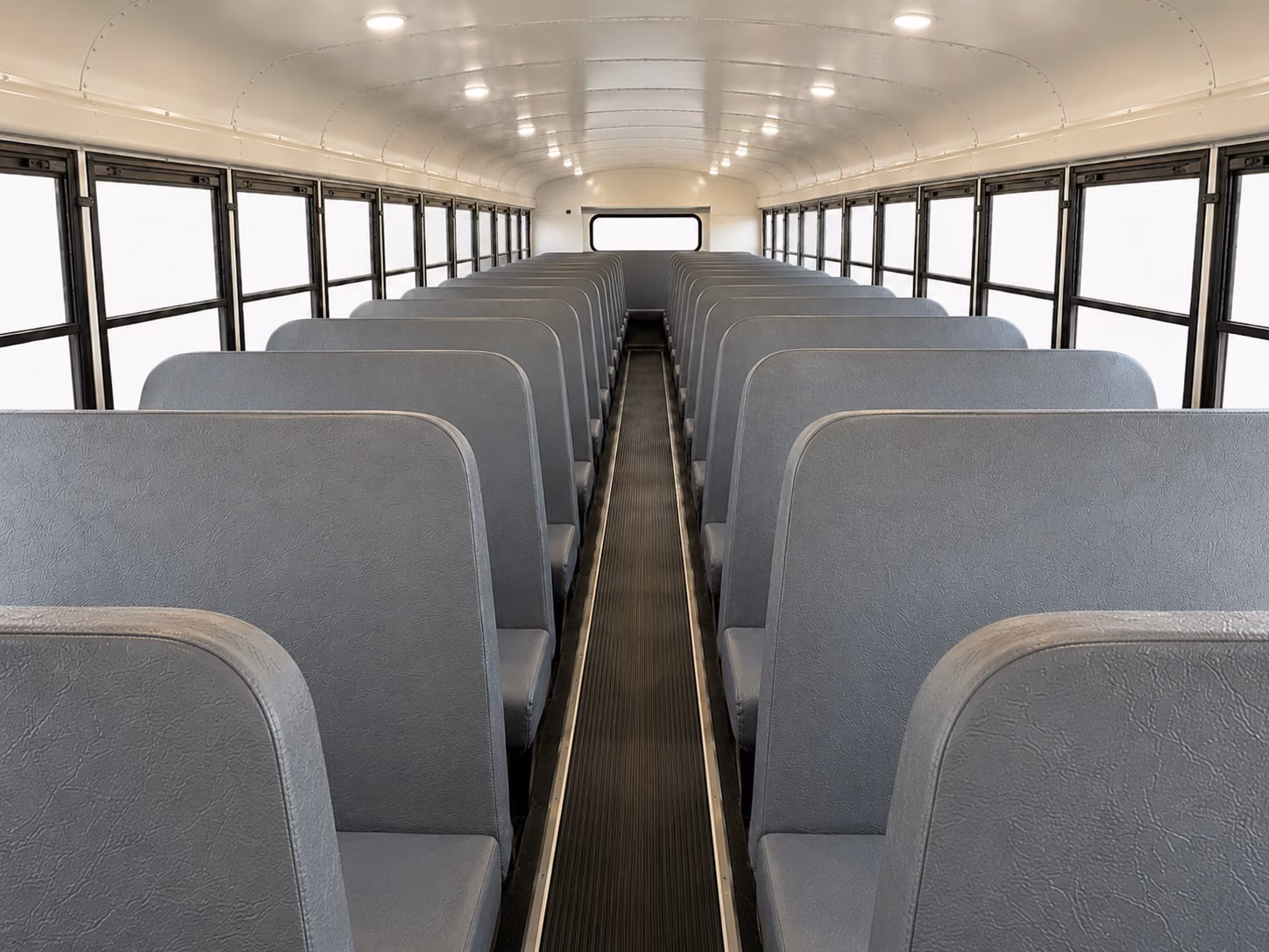 spokane valley school bus inside