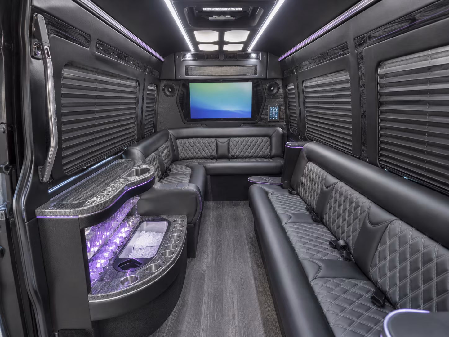 spokane valley sprinter limousine interior
