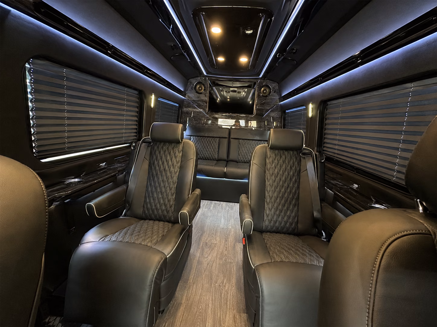 spokane valley sprinter van with driver interior